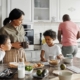 family cooking together in the kitchen - Anytime Bar Supplies Pour Spouts stainless steel pour spouts