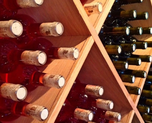 wine bottles in storage - Pour Spouts by Anytime Bar Supplies wine pourer