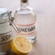 clear container of vinegar and baking soda - Pour Spout