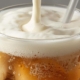 cola in a glass cup with heavy cream - Pour Spouts dirty soda